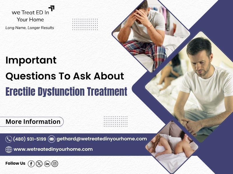 Important Questions To Ask About Erectile Dysfunction Treatment