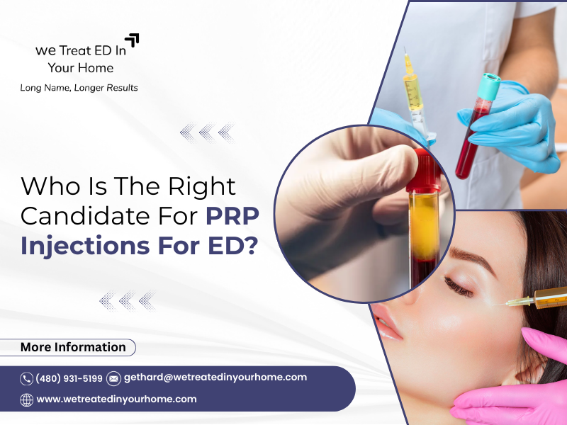 Who Is The Right Candidate For PRP Injections For ED?
